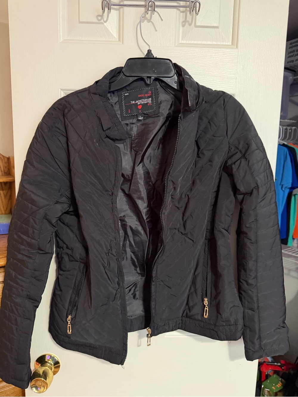 Lightweight Quilted Black Women's Jacket